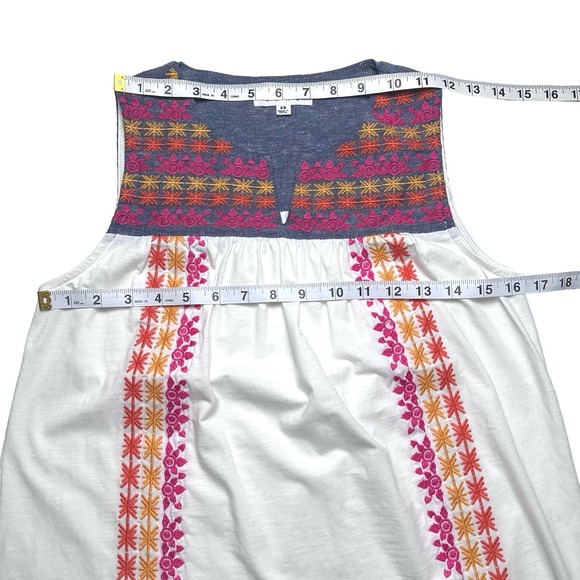 THML | Women | Boho Style Embroidered Sleeveless Top | Size XS - Picture 3 of 9